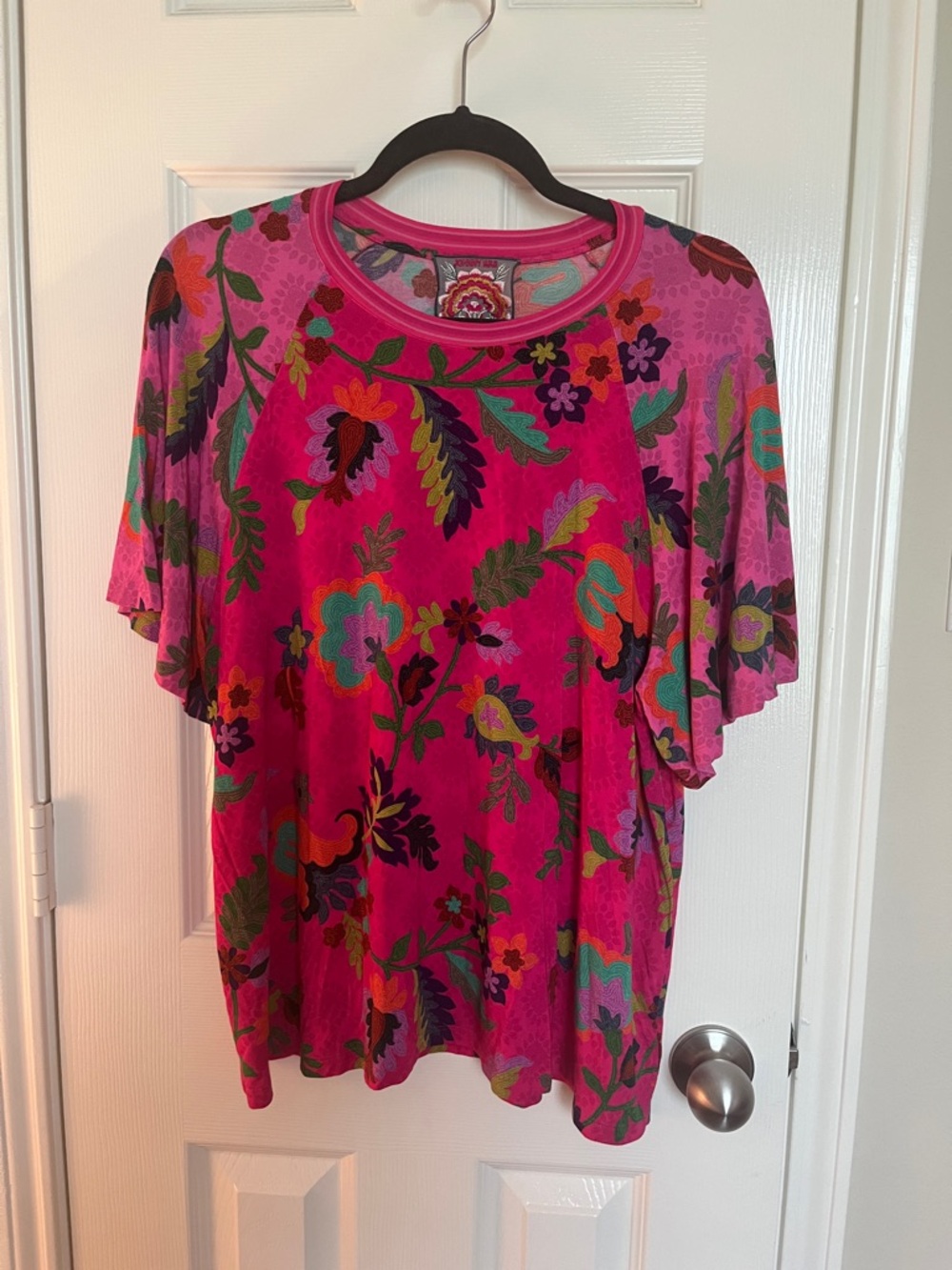 Johnny Was Janie Floral Blouse - Picture 2 of 8